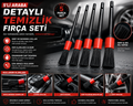 Araba Detaylı Temizlik Fırça Seti (5'li)