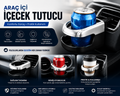 Araç İçi Havalandırma Izgarası İçecek Tutucu – Bardak & Kutu İçecek Standı